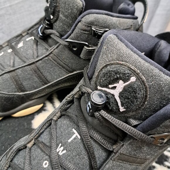 %Nike Air Jordan 6 Rings Mens Size 11 Black Shoes 322992-021 / AJ12 main image 10
